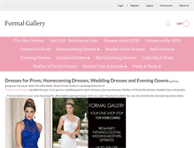 Tablet Screenshot of formalgallery.com